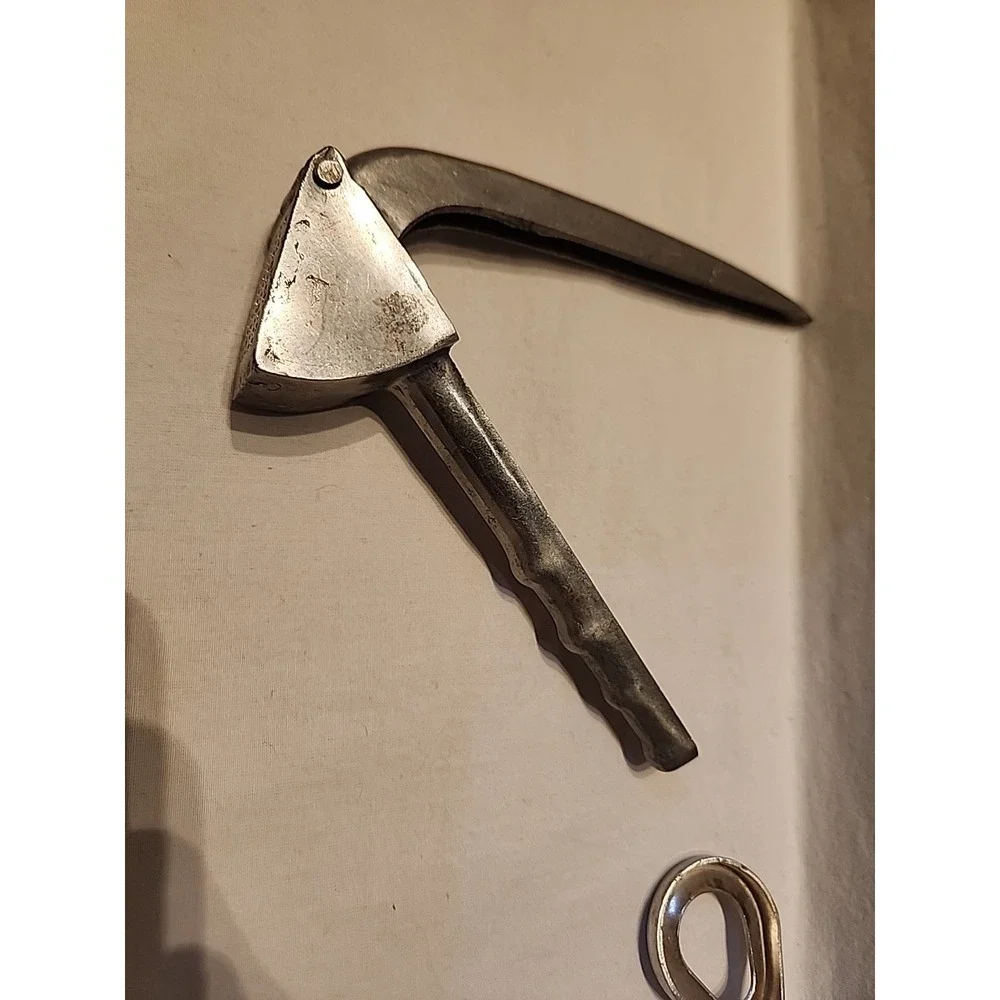 Vintage Kitchen Tool Set Tongs , Bottle Stopper And Garlic Press